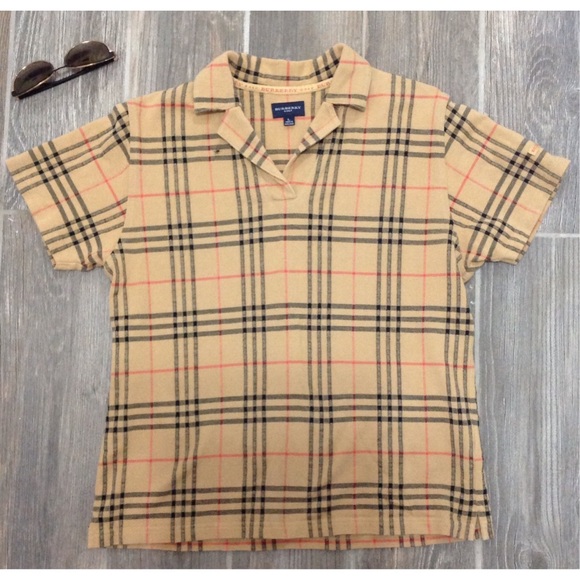 burberry golf shirt
